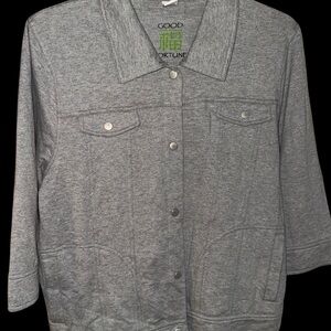 Gray Button-Up Jacket *